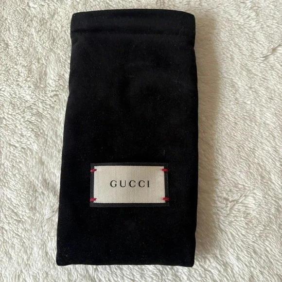 Gucci Women's‎ Gradient Cat Eye Sunglasses Sparkly Pink GG0035S - Picture 10 of 12